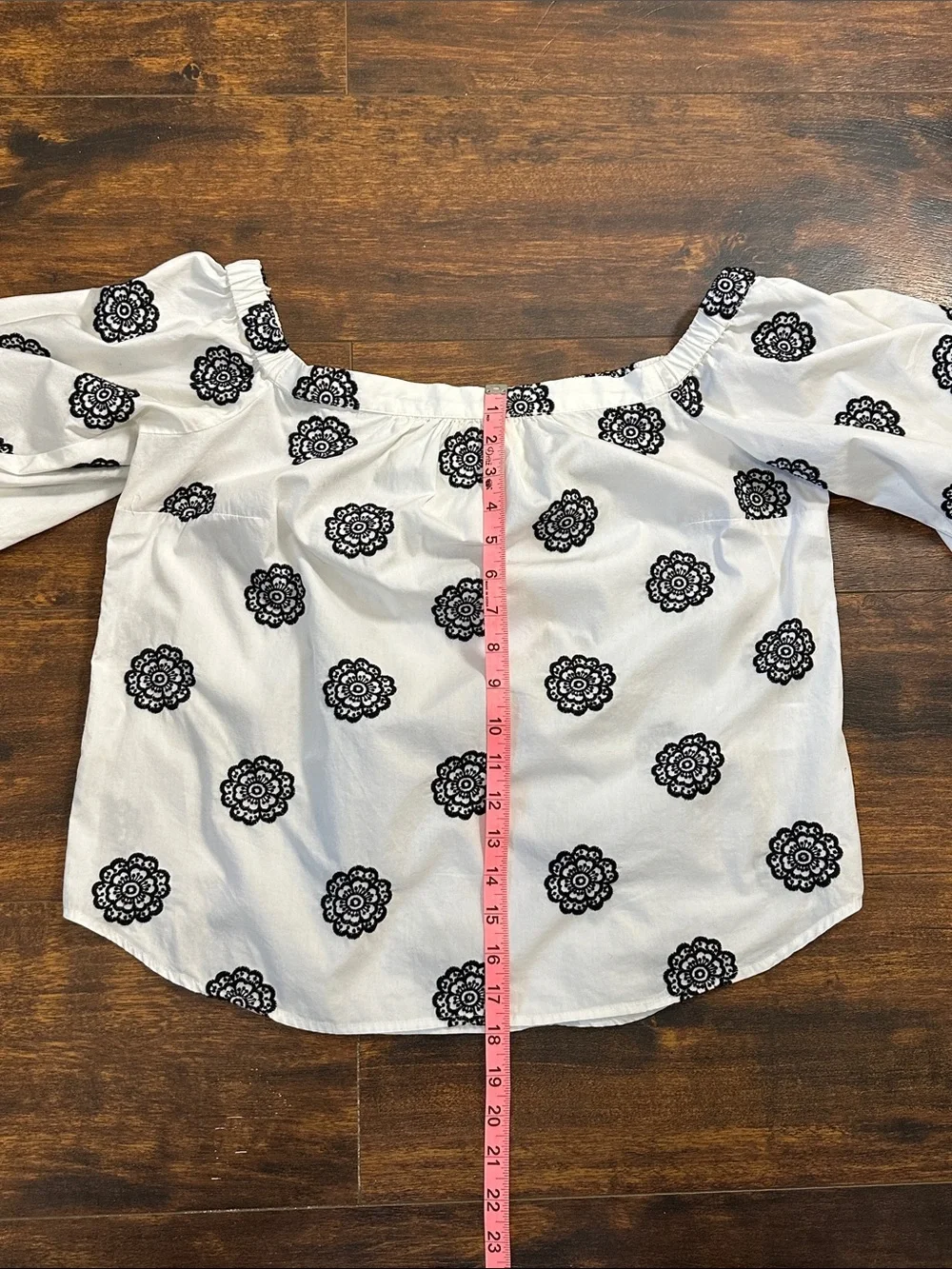 Maeve Anthro Off Shoulder Puff Sleeve Blouse M 🖤🤍✨
